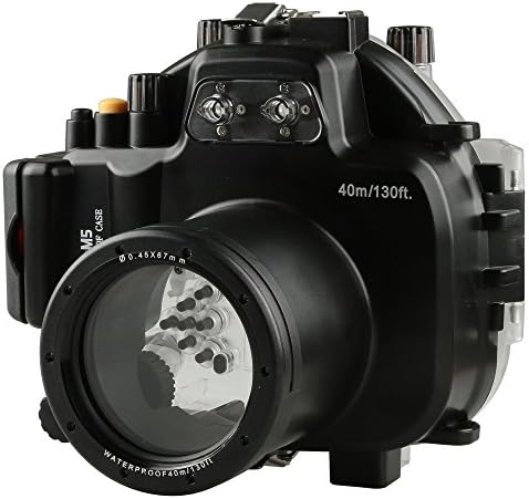 MEIKON 130ft 40m Подводни Водоотпорен Камера Куќишта Случај за Олимп E-M5 Камера + 12-50mm Леќа