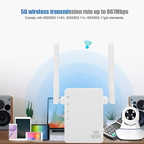 Безжичен WiFi Repeater, Контрола на Квалитет Стандарди Дома Рутер и Интернет-Пристап Антена Range Extender со Abs