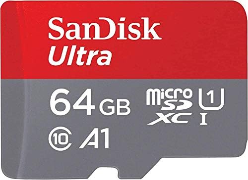 Ултра 64GB MicroSDXC Работи за Karbonn Аура Моќ 4G Плус Потврдена од страна на SanFlash и SanDisk (A1/C10/U1/8k/120MBs)