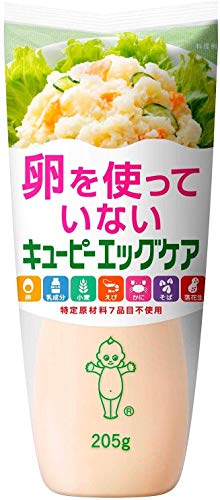 Јајце за Слободни Јапонски Вегетаријанска храна, Мајонез Kewpie Mayo Јајце Грижа Алергија на Вегетаријанската 205g (1)
