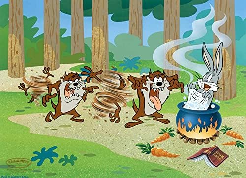 Bugs Bunny Taz Ќе Валкани Ѓаволот Ворнер Брадерс Ограничено Издание Анимација Cel на 100