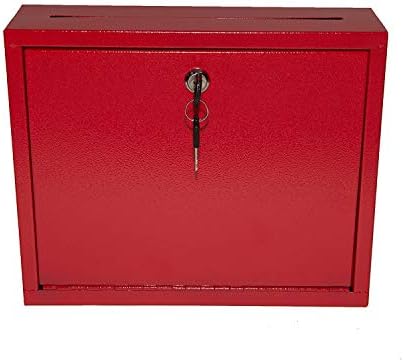 AdirOffice Мулти Цел Пошта Кутија со Lock - за Тешки Капка Кутија - Комерцијални Предлог Кутија -Ѕидот Mountable Безбедно