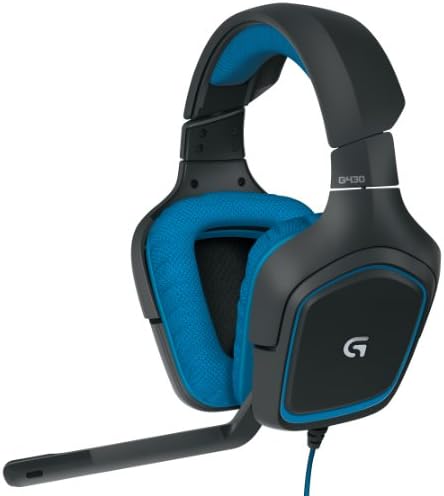Logitech G430 7.1 DTS Headphone: X и Dolby Опкружувачки Звук Гејмерски Слушалки за PC, Playstation 4 - On-Кабел Контроли
