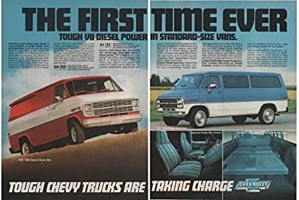 Списанието се Печати ад: 1983 Chevrolet Chevy Дизел Комбиња & Sportvans G20/G30, 5.0, 6.2 Литарски Мотори,Прв Пат Досега