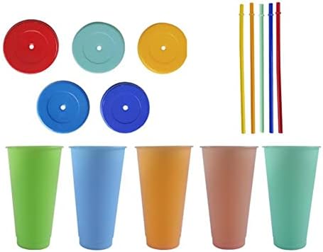 Пластични Чаши, Бојата се Менува со Температурата, Бојата се менува Чаши со Капаци, Обновливи најголемиот Дел Чаши со Цевчиња,
