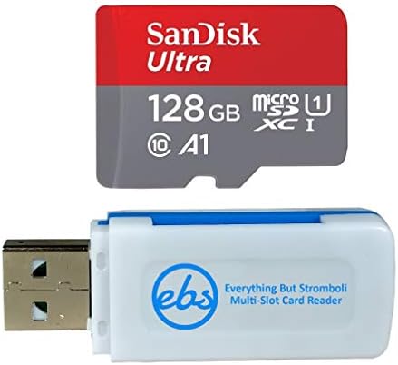 SanDisk 128GB Микро SDXC Ултра Мемориската Картичка Класа 10 UHS-1 Работи со Nintendo Switch Лајт Гејмерски Систем (SDSQUAR-128G-GN6MN)