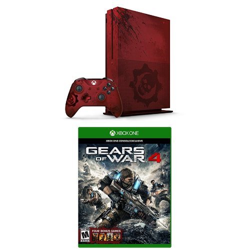 Xbox Една S 2TB Конзола - Gears of war 4 Limited Edition Пакет и Gears of war 4 Стандард Издание Физички