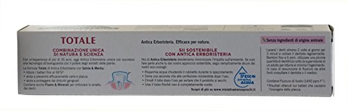 Antica Erboristeria:Totale целосна Заштита Паста за заби - 2.5 Течност Унци (75ml) Цевки (Пакување од 4) [ италијански